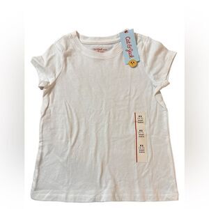 👕 nwt cat & Jack small white tshirt